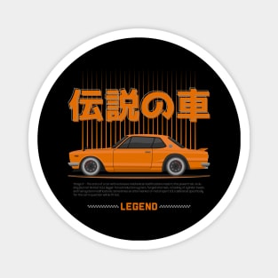 Tuner Orange Hakosuka JDM Magnet